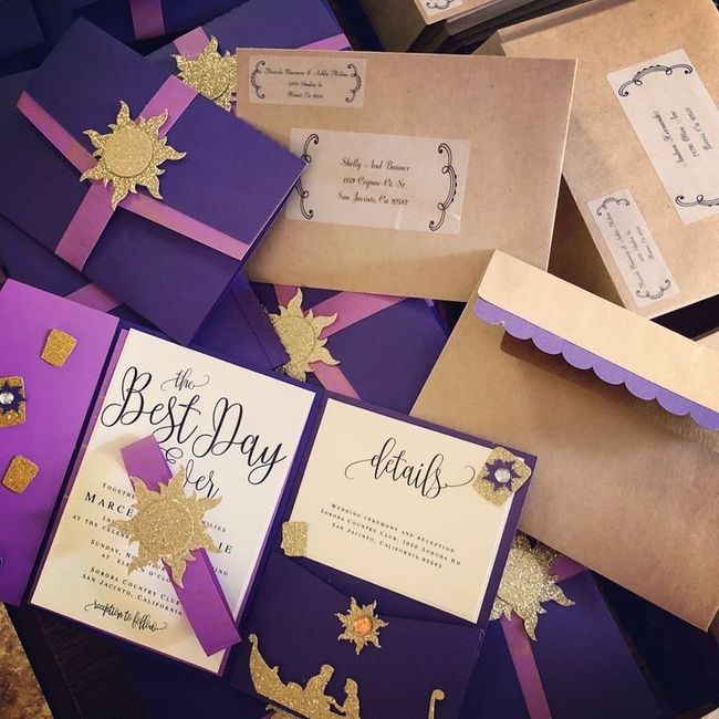 Inspiração para casamento temático da Disney - Princesa Rapunzel 4