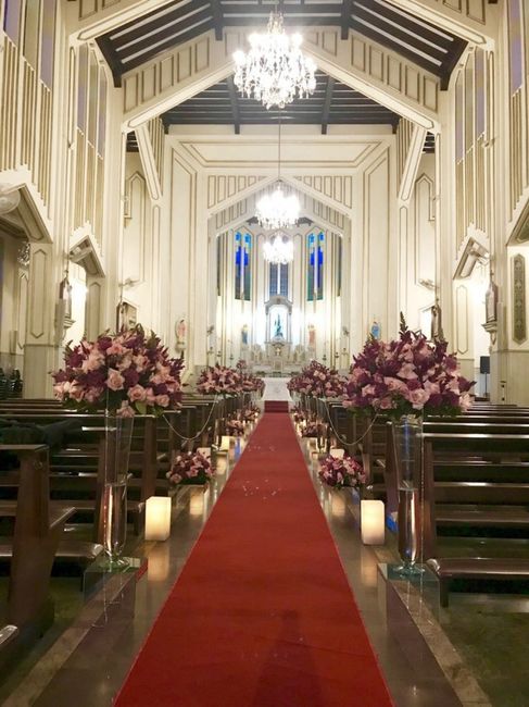 Decoração casamento na igreja 1