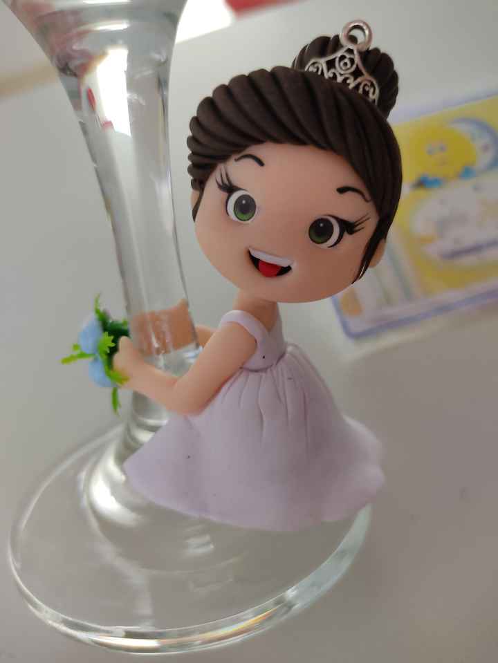 Topo de bolo e Taças para o Brinde 🥂🍰 7