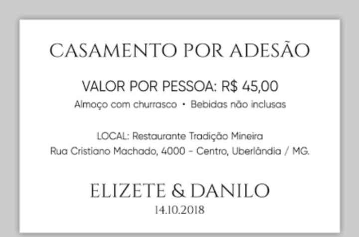 Recepção casamento - 1