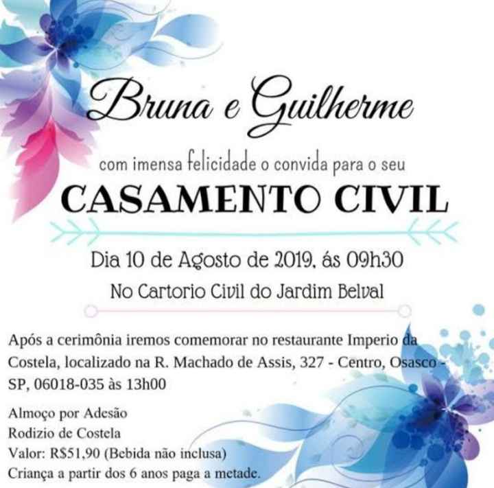Recepção casamento - 2