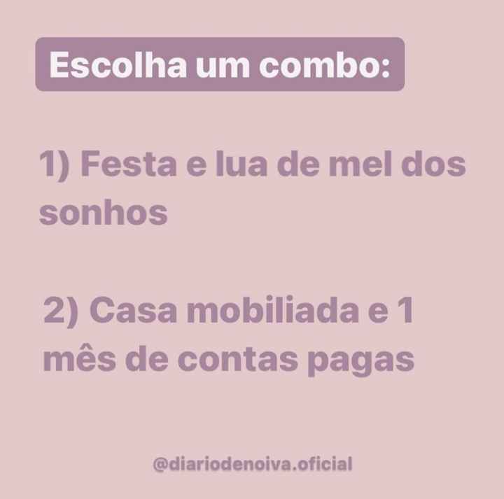 Qual vocês preferem parte 2 ? - 1