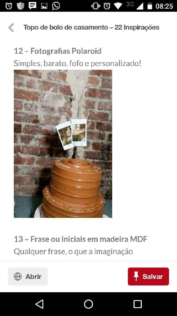 Topo do bolo diferente - 3