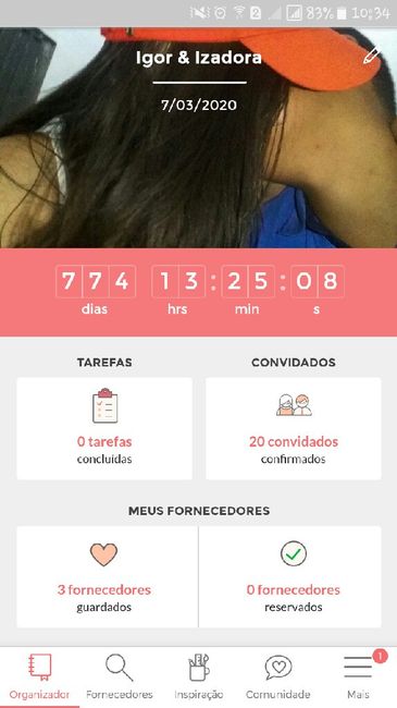 Quantos dias marca seu contador? - 1
