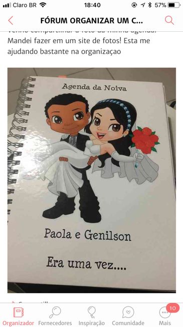 diy Agenda da Noiva - 1