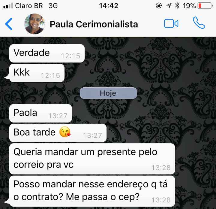 Cerimonialista - 1
