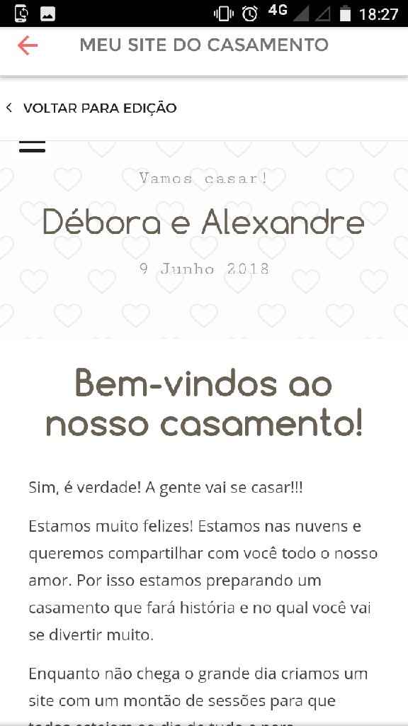 Site de Casamento!!! - 1