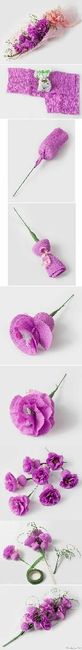 Flores de papel