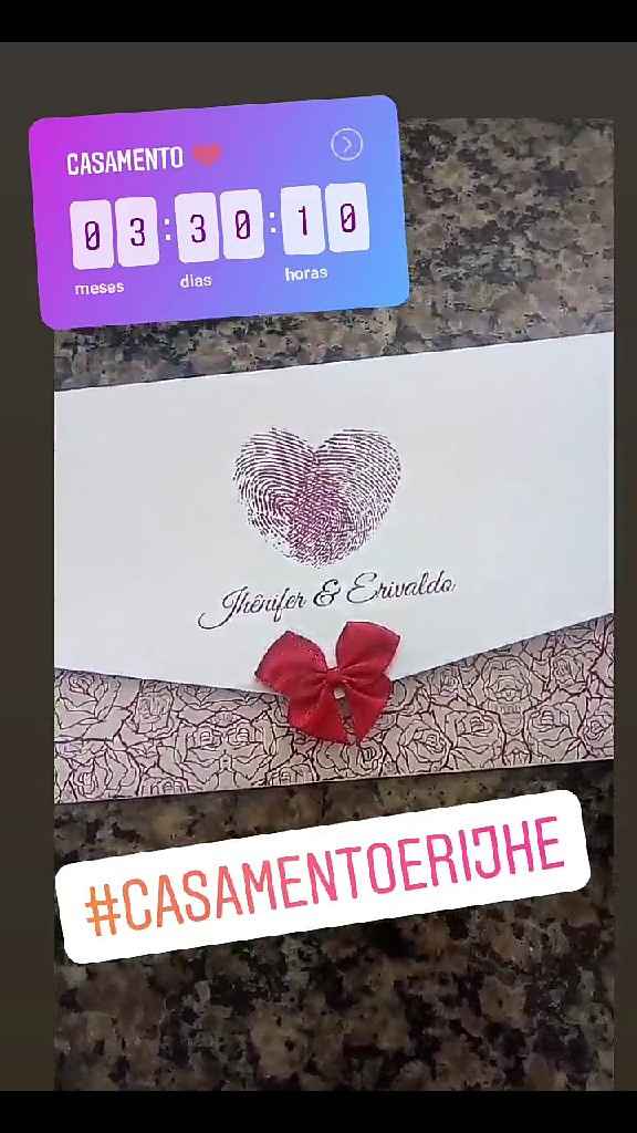 Chegaram meus convites ❤️ - 2