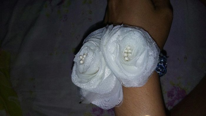 Meu corsage está pronto! \o/ - 2