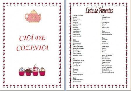 Chá de Cozinha