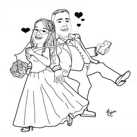 Caricatura - Esboço