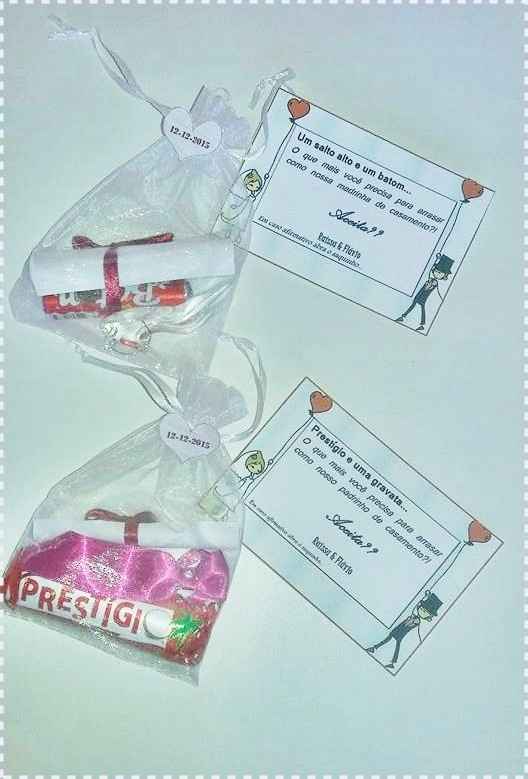 Ideia - Convite para os padrinhos
