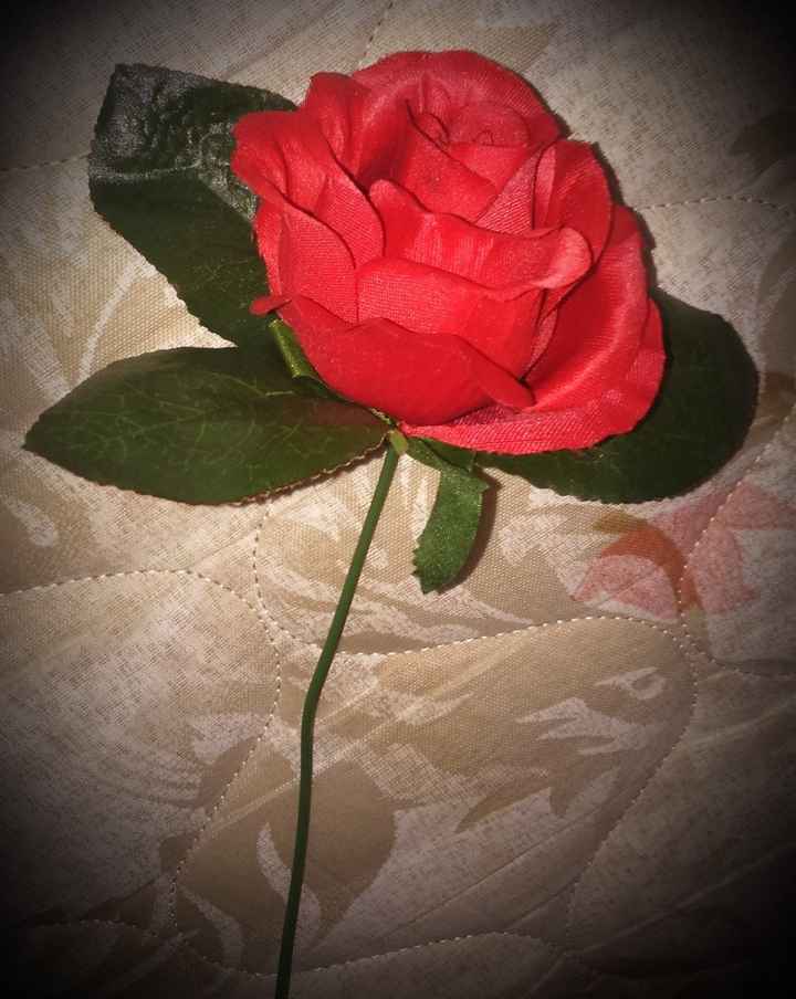 Rosa que usei para o buque