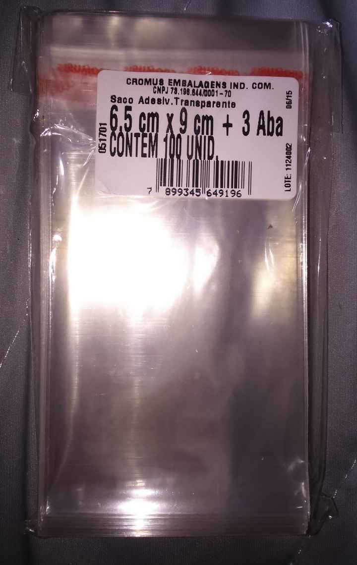 Saquinho Adesivado