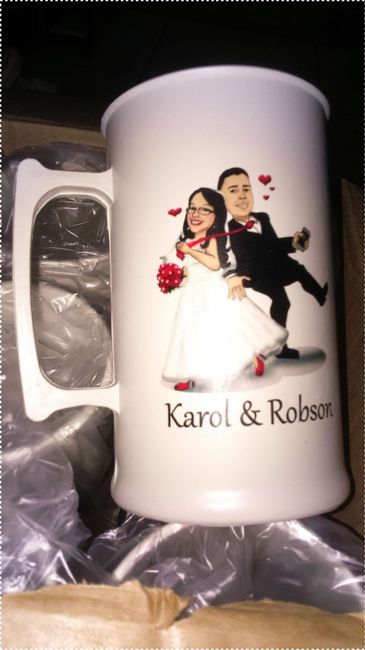 Minha caneca de acrilico