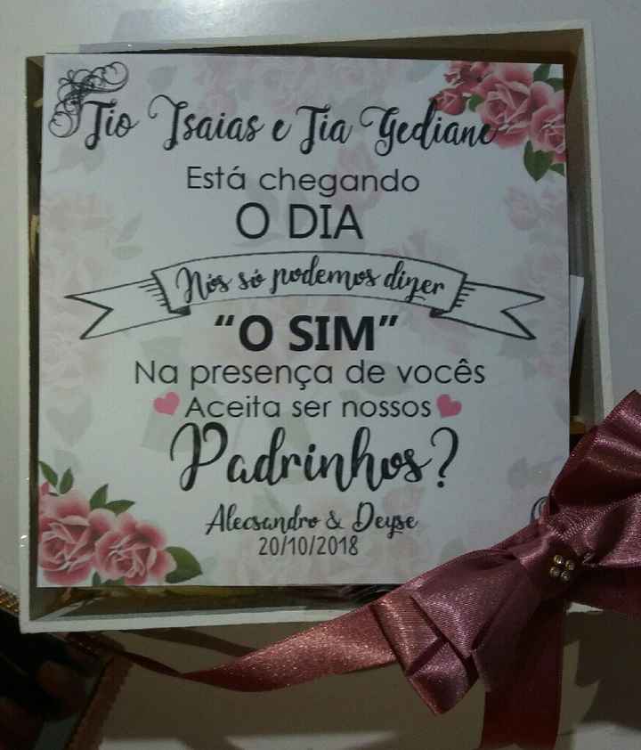 Convites para os padrinhos!! - 6