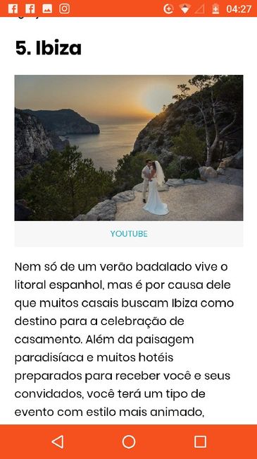 Se pudesse escolher um lugar do mundo para casar.. onde seria? 🌎 - 1