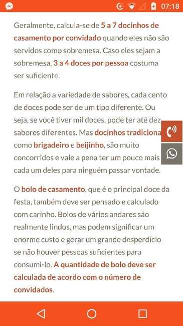 Calculo da quantidade de doces - 1