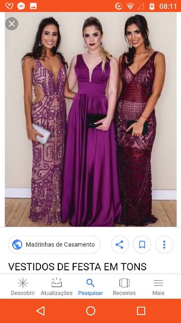Qual cor escolho para as madrinhas - 2