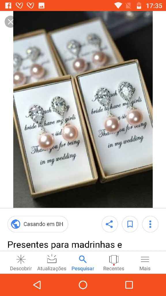 Presentes de padrinhos - 1