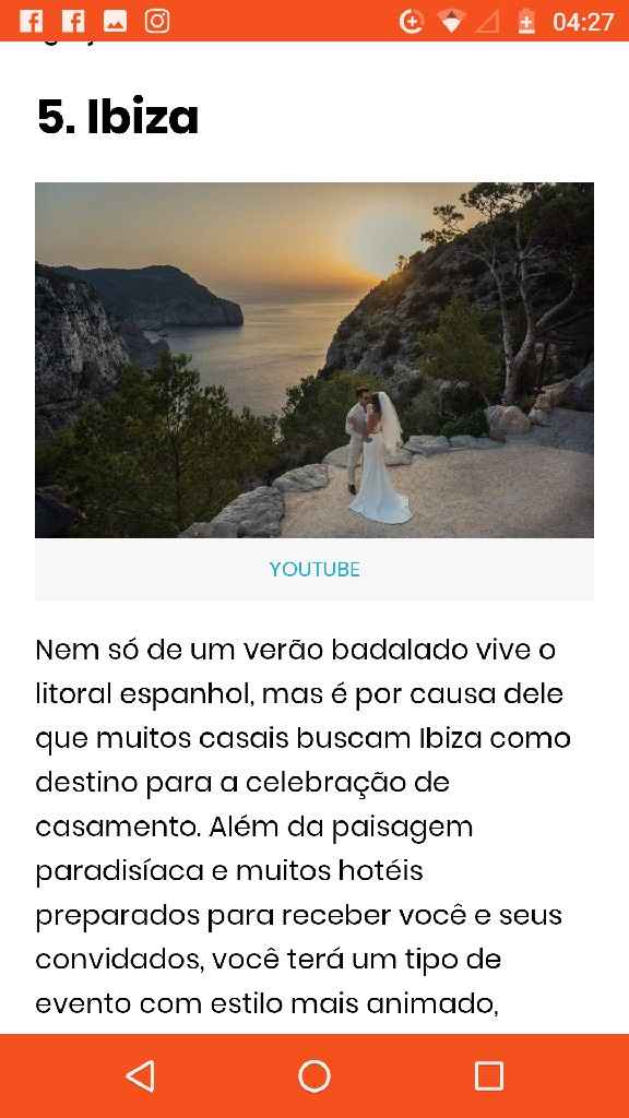 Se pudesse escolher um lugar do mundo para casar.. onde seria? 🌎 - 1