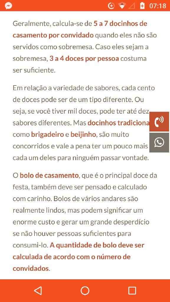 Calculo da quantidade de doces - 1