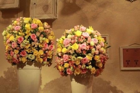Flores amarelo com rosa!!!