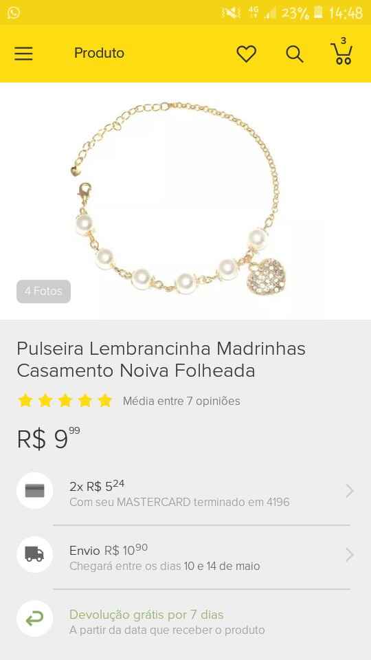 Pulseiras para as madrinhas - 1