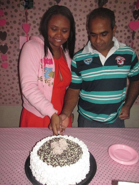 cortando bolo