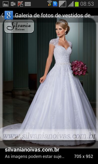 Vestido de noiva... - 1