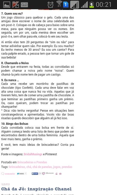 Brincadeiras para chá de cozinha.. help !!!! - 2