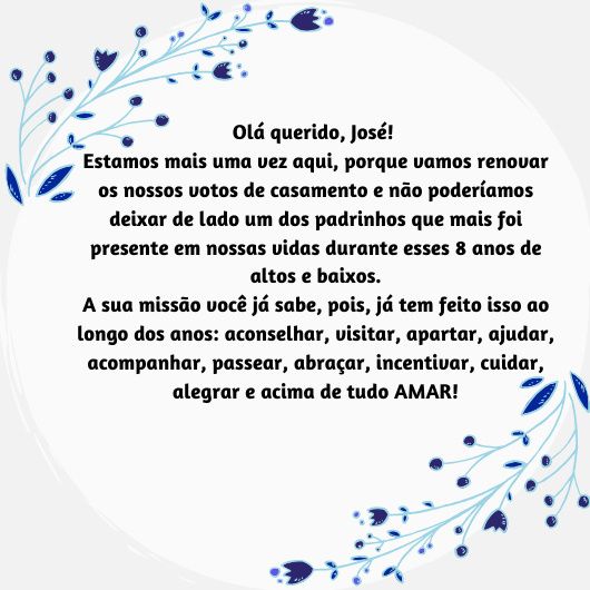 Convite padrinhos diy 7