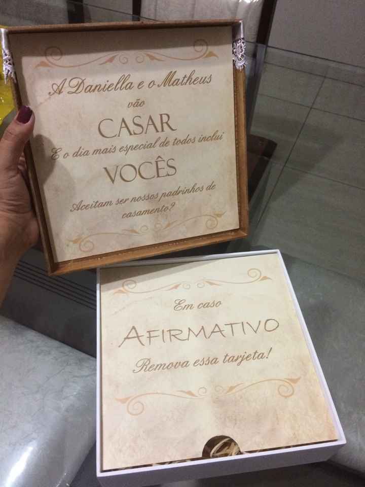 Caixinha de padrinhos - 3