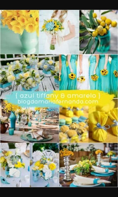 INSPIRAÇÃO: casamento azul e amarelo - 1