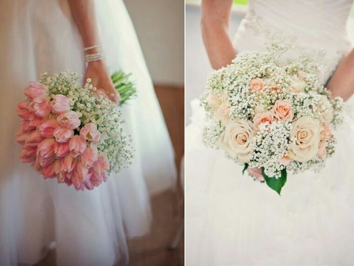 Maneiras de usar a flor mosquitinho no buquê de casamento. - 8