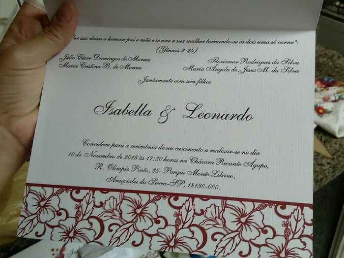 Chegaram os meus convites!!! Vem ver - 3