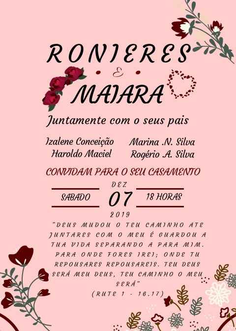 Meu convite do dia c vem ver 😊😉 - 1