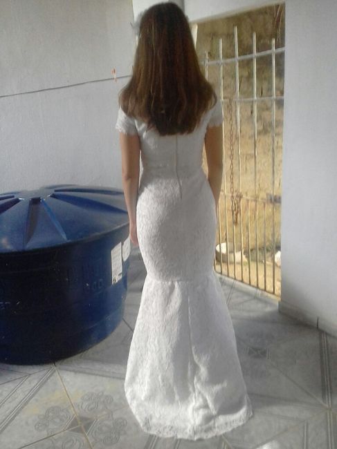  Vestido do pré wedding  com calda! - 1