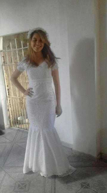  Vestido do pré wedding  com calda! - 4