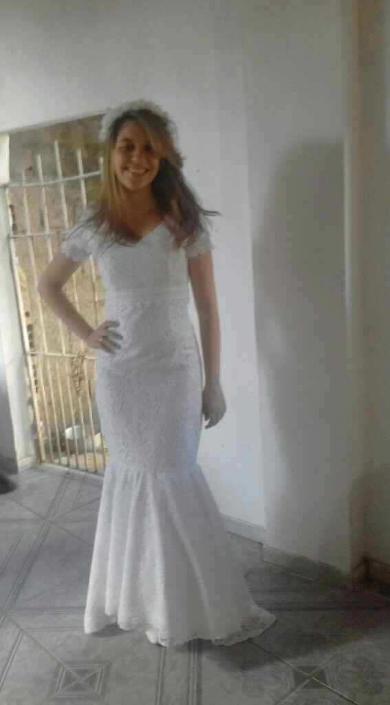  Vestido do pré wedding  com calda! - 4