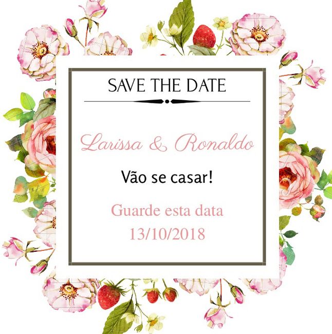 Save the date - Qual escolher? Quando mandar? 3
