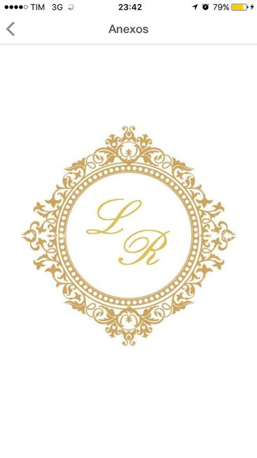 Nosso brasão de casamento - 1