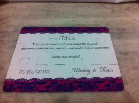 Convite padrinhos - 2