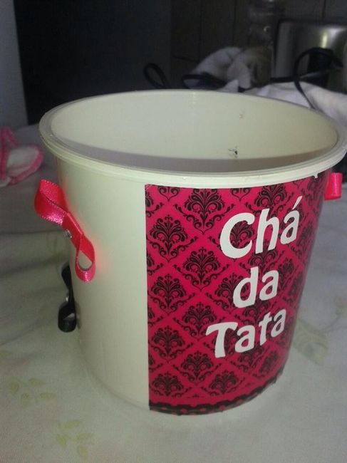 Balde para colocar as colheres