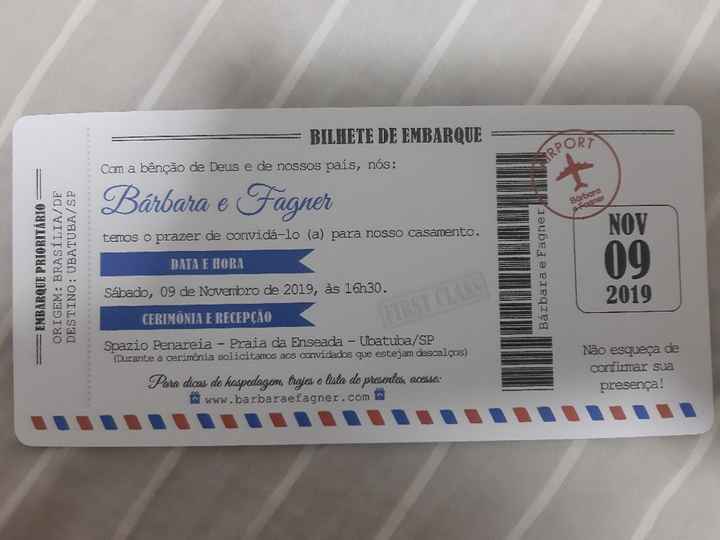 Meus convites chegaram, vem ver ♡ - 2