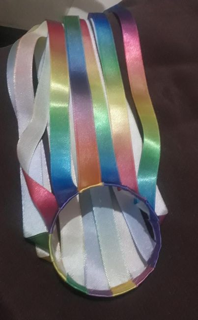 Argola com Fitas