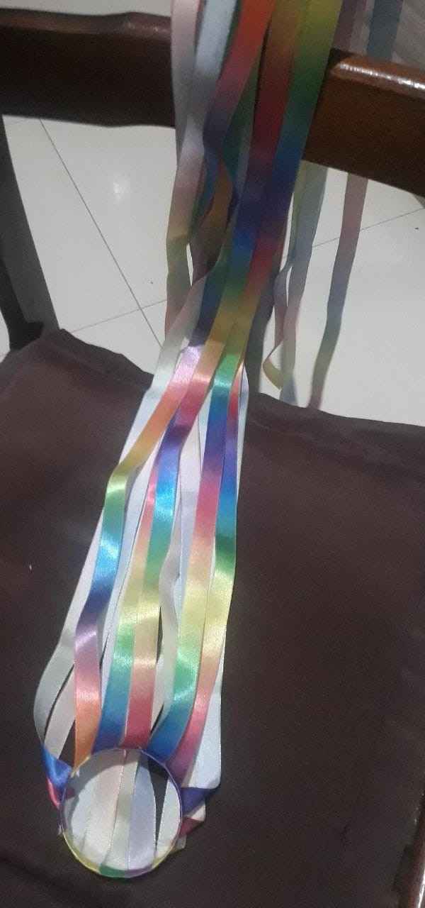 Como ficou Argola de fitas
