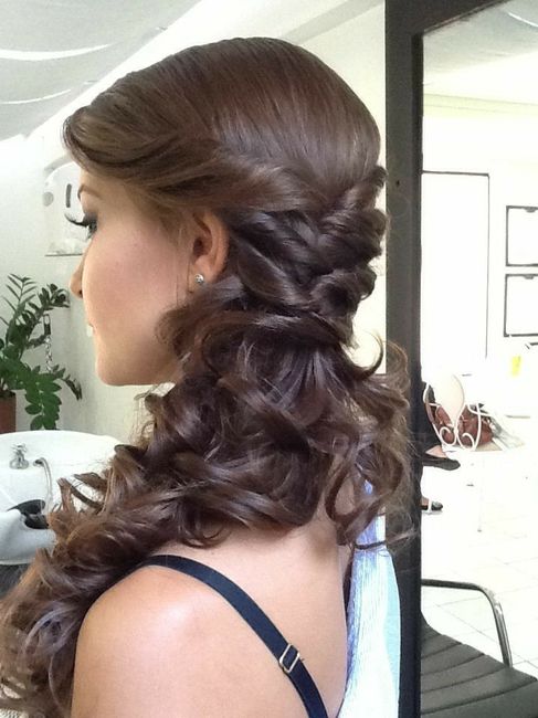 Penteado e véu 👰 ideal para esse vestido - 4