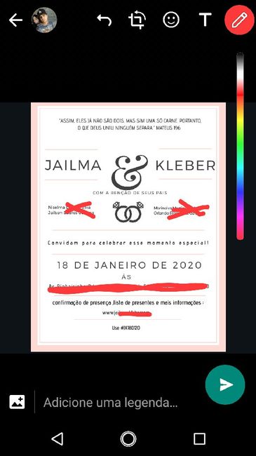 Preciso de indicação para fazer o convite Diy. - 1